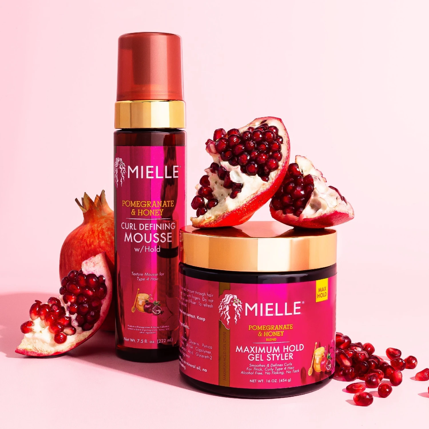 Pomegranate & Honey Curl Defining Mousse With Hold 6 Pomegranate & Honey Curl Defining Mousse With Hold - Image 4
