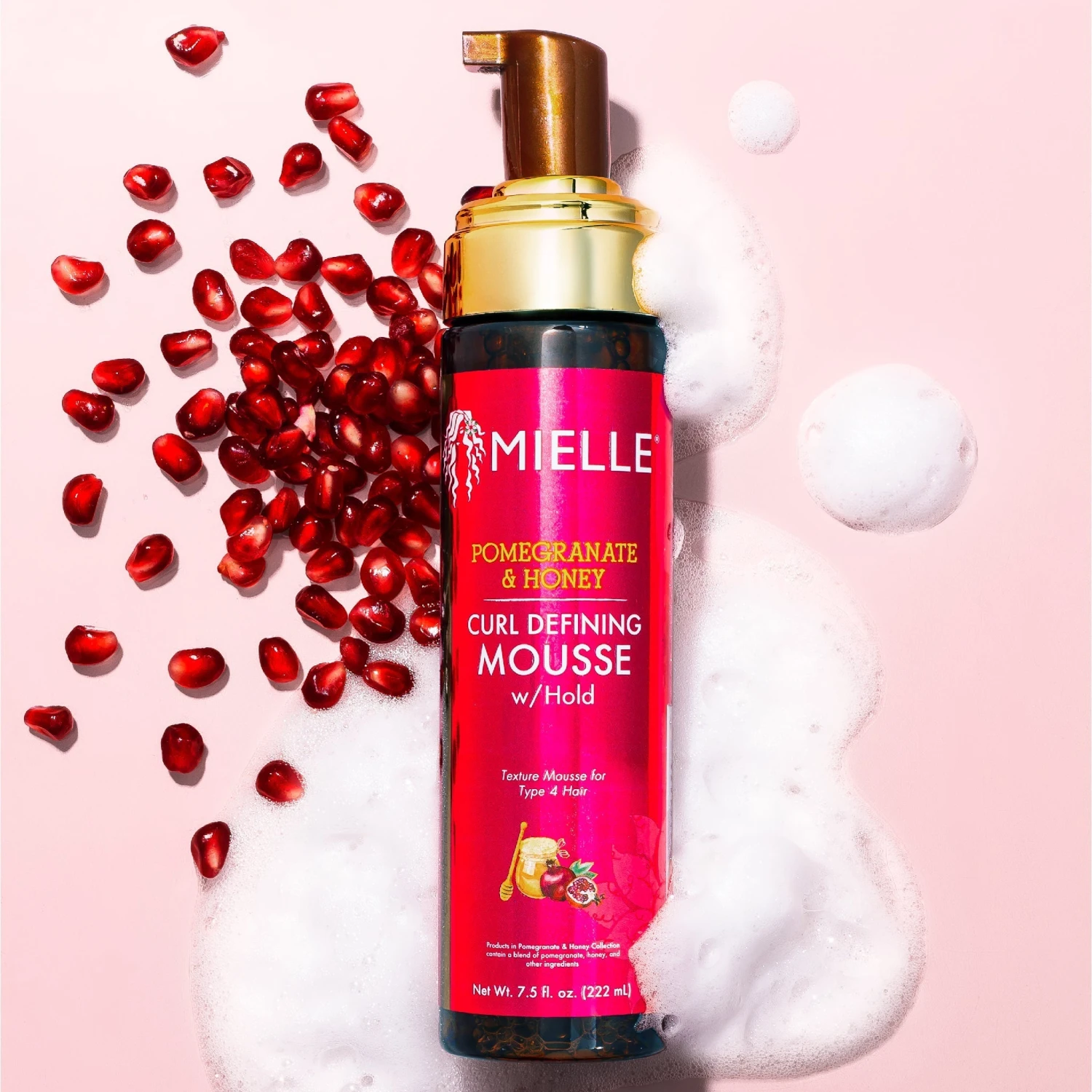 Pomegranate & Honey Curl Defining Mousse With Hold 5 Pomegranate & Honey Curl Defining Mousse With Hold - Image 3