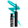 Epic Wear Metallic Liquid Liner 1 Epic Wear Metallic Liquid Liner -Auline Makeup NYX PMU Makeup Eyes Eyeliner EPIC WEAR METALLIC EYE AND BODY LIQUID EYELINER EWMLL06 TEAL METALLIC 000 0800897103439 OpenSwatch