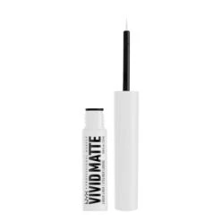 VIVID MATTE LIQUID LINER - WHITE 11 VIVID MATTE LIQUID LINER - WHITE -Auline Makeup NYX PMU Makeup Eyes Eyeliner VIVID MATTE LIQUID LINER VMLL02 WHITE 0800897233877 Front201