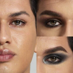 Swear By It Shadow Palette -Auline Makeup NYX Professional Makeup Swear By It Shadow Palette Before After 1