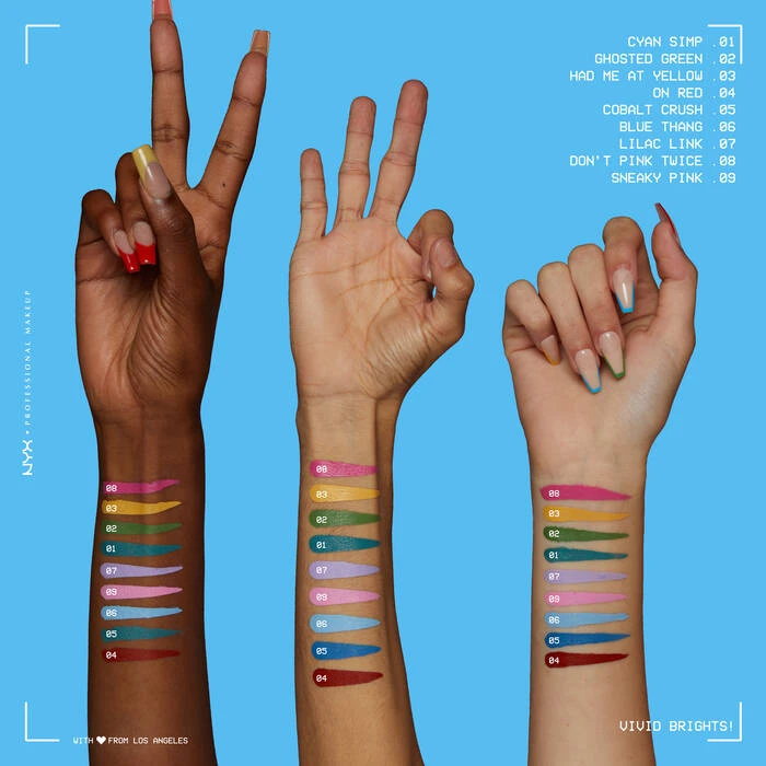 Vivid Brights Colored Liquid Eyeliner 5 Vivid Brights Colored Liquid Eyeliner - Image 3