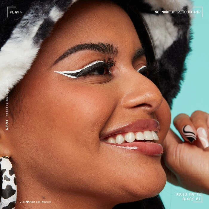 VIVID MATTE LIQUID LINER - WHITE 4 VIVID MATTE LIQUID LINER - WHITE - Image 2