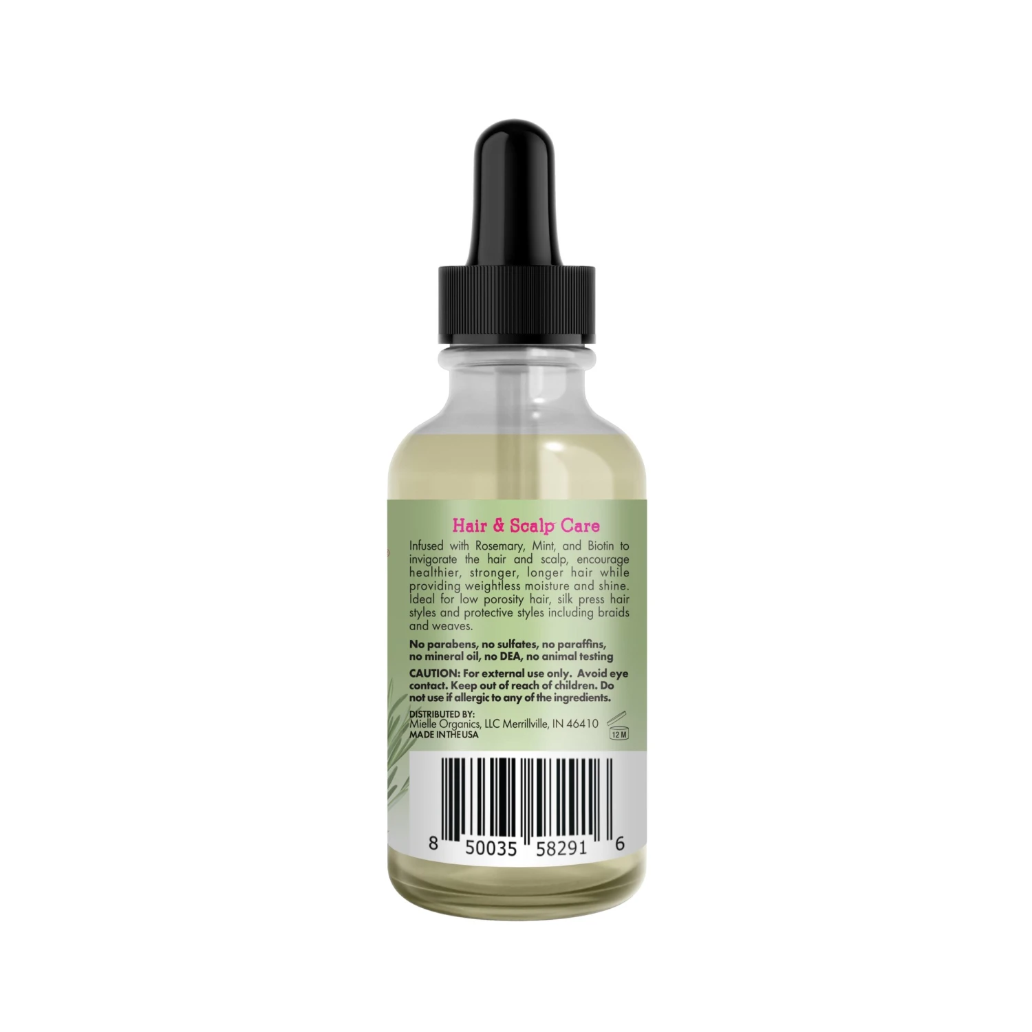 Rosemary Mint Light Scalp & Hair Strengthening Oil 4 Rosemary Mint Light Scalp & Hair Strengthening Oil - Image 2